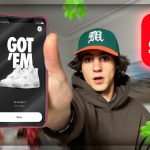 Application Nike SNKRS affichant une sortie de sneakers en raffle